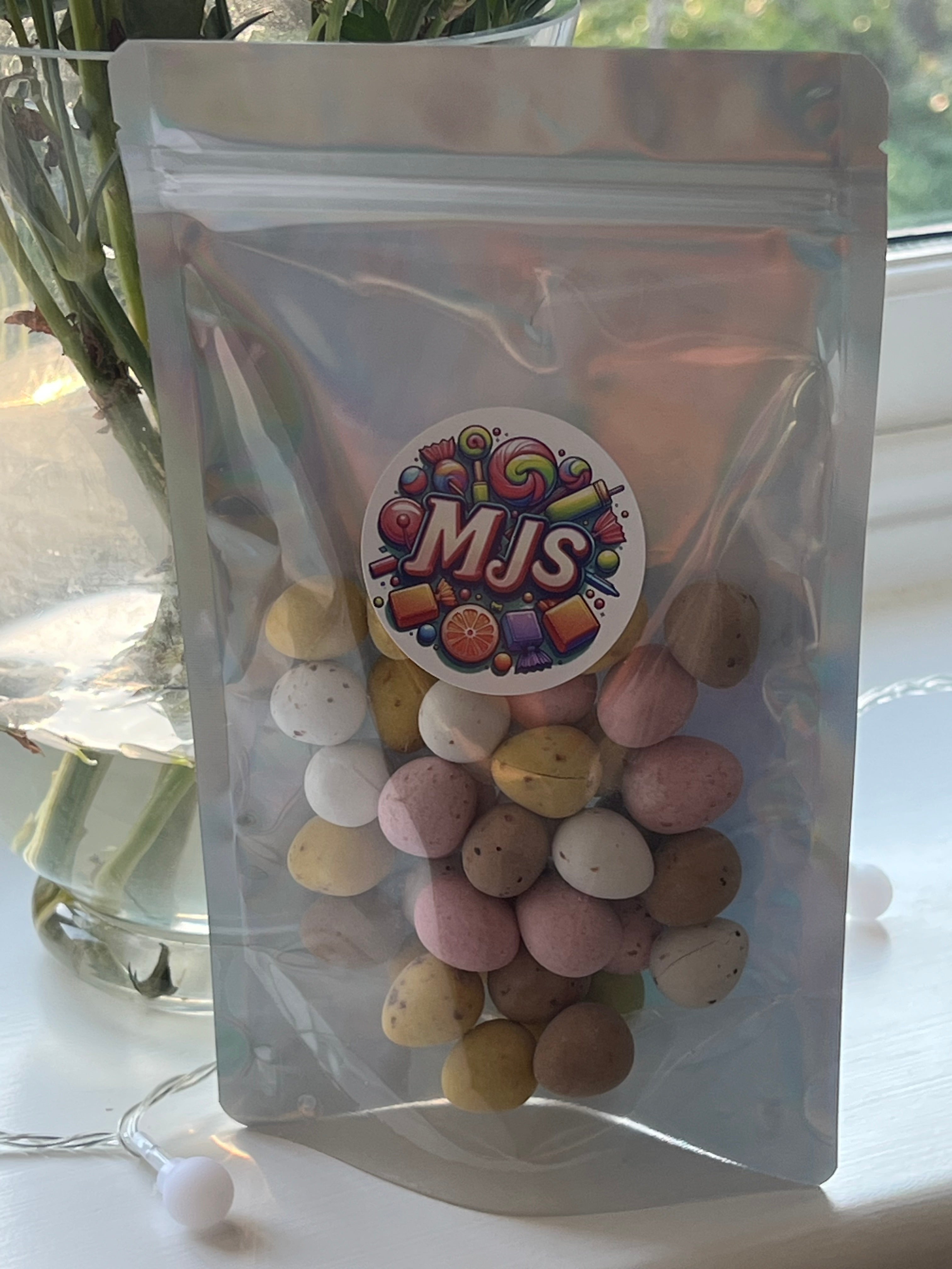MJ's chocolate Mini-Egg selection bag